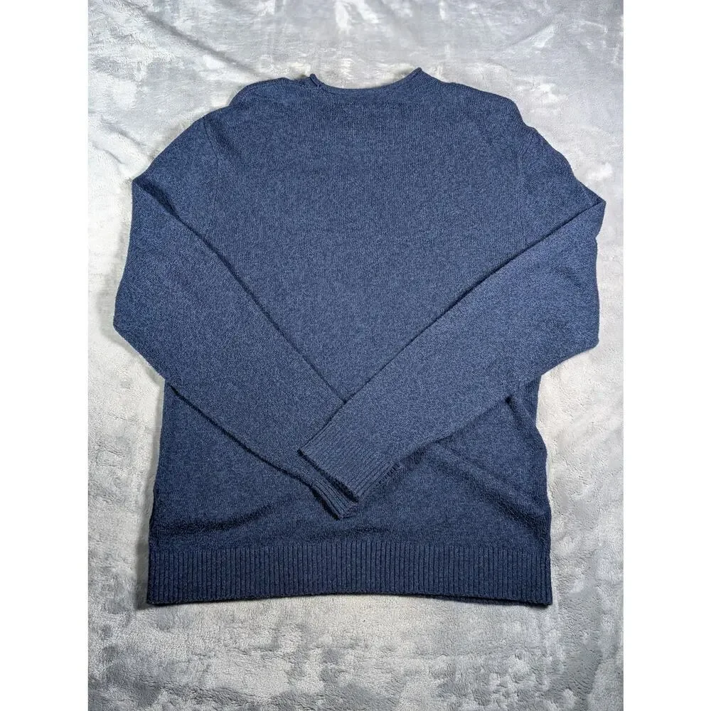VTG Y2K Abercrombie & Fitch sweater red moose logo blue crewneck preppy Large